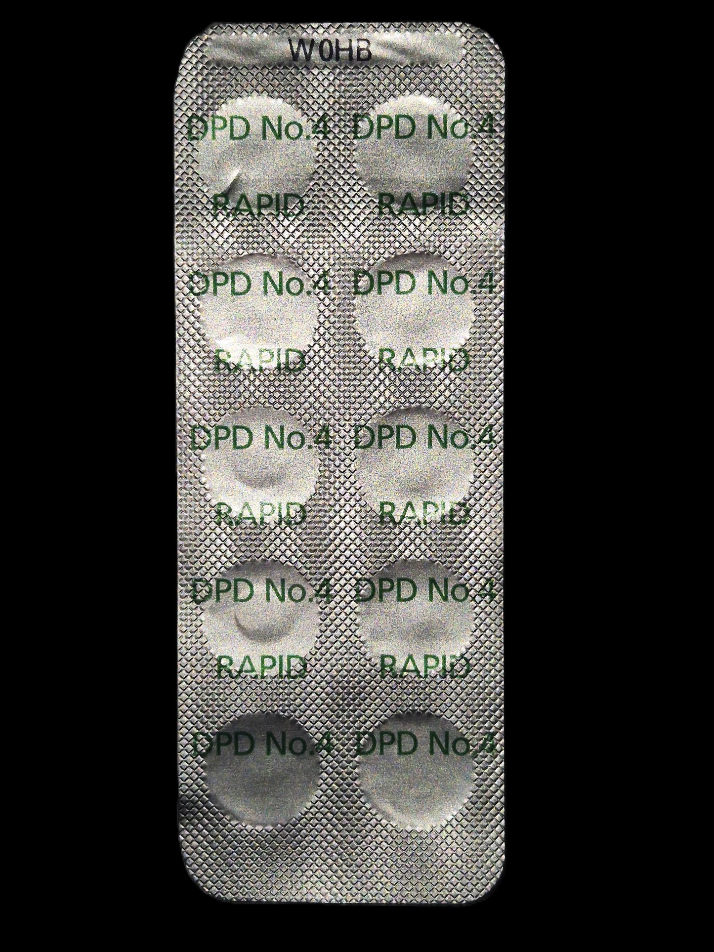 Testtabletten, Sauerstoff