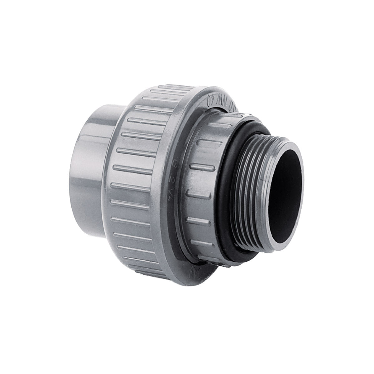 PVC Übergangsverschraubung AG mit O-Ring DA50 PN16