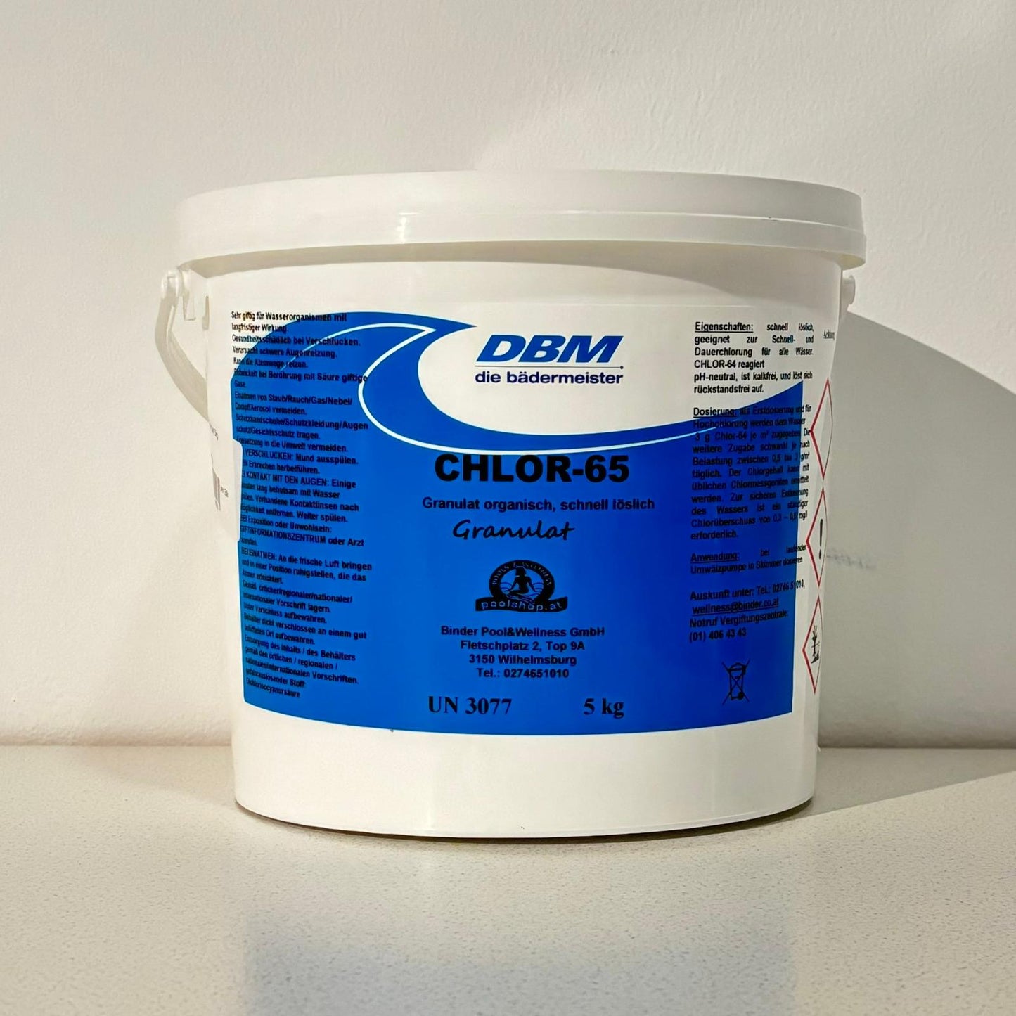 Chlor 65, DBM