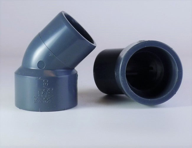 PVC-Winkel 45° Reduziert