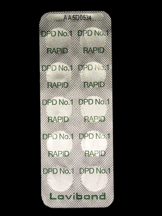 Testtabletten, Chlor