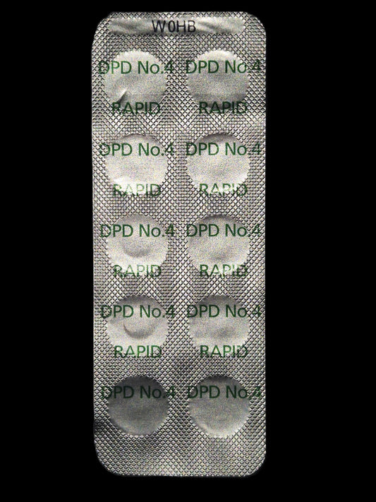 Testtabletten, Sauerstoff